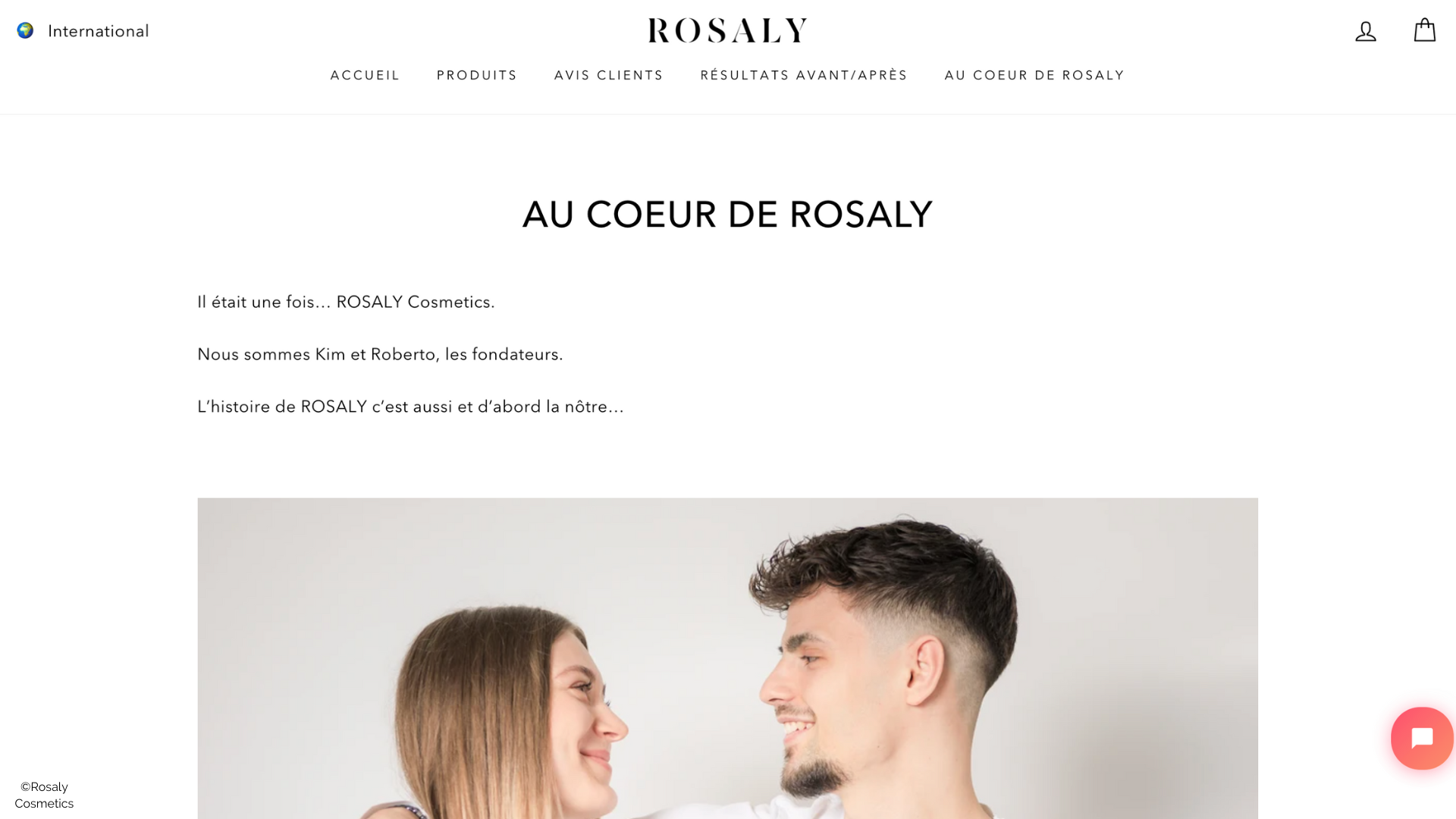 Projet client : Rosaly Cosmetics